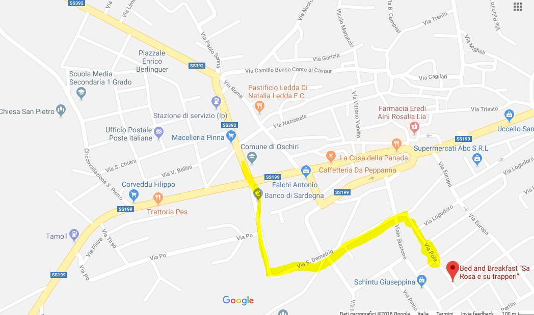 לינה וארוחת בוקר Oschiri Sa Rosa E Su Trapperi מראה חיצוני תמונה